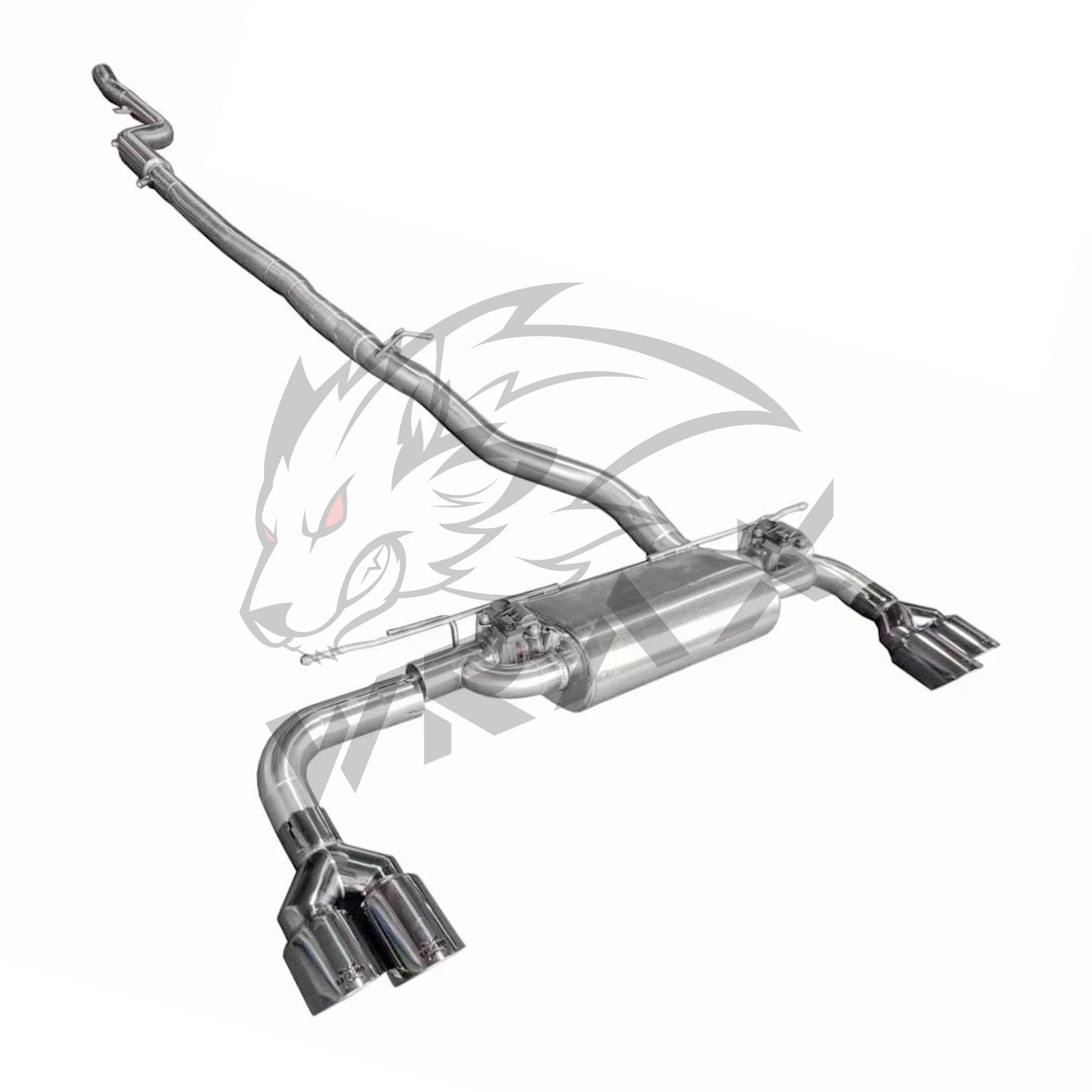 WRAX válvula Catback de acero inoxidable para BMW 525i 528i 530i 540i G30 G38L 2,0 T 3,0 T sonido conmutable escape deportivo - imagen 3