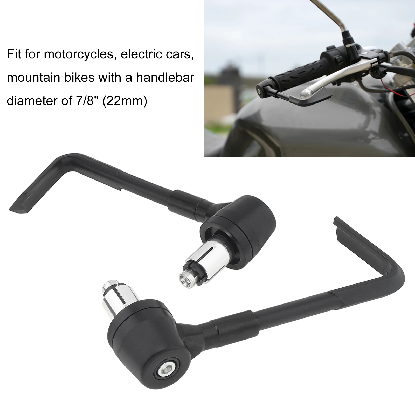 Protector ajustable de maneta de embrague y freno para moto 22 mm - imagen 4