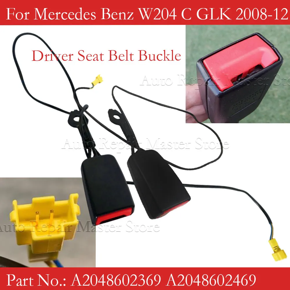 Hebilla cinturón seguridad OEM A2048602369 – Mercedes-Benz W204/GLK - imagen 2