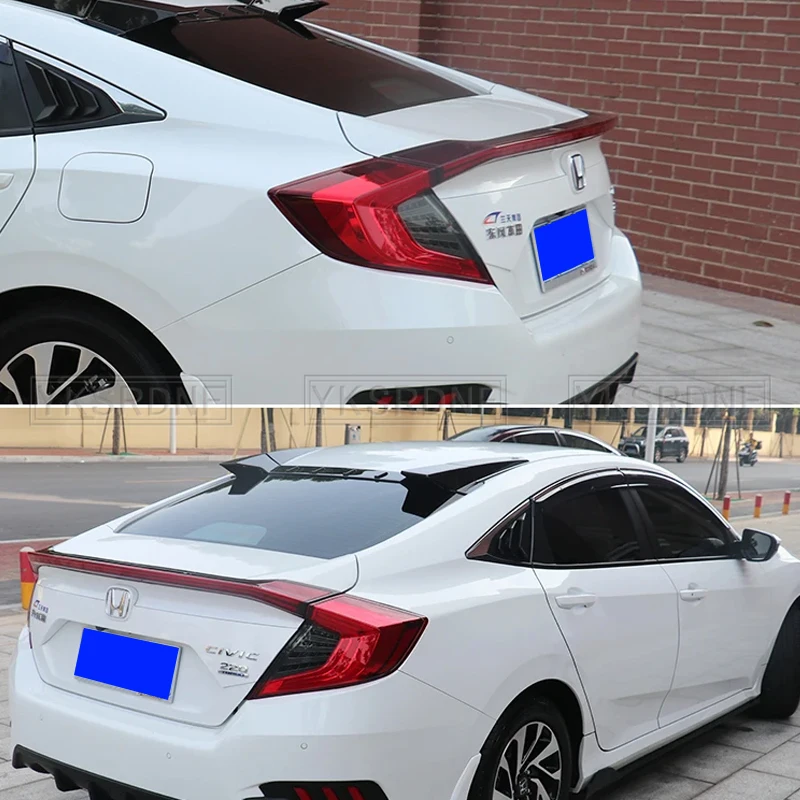 Alerón trasero LED con luz de freno para Honda Civic 2016-2017 - imagen 3
