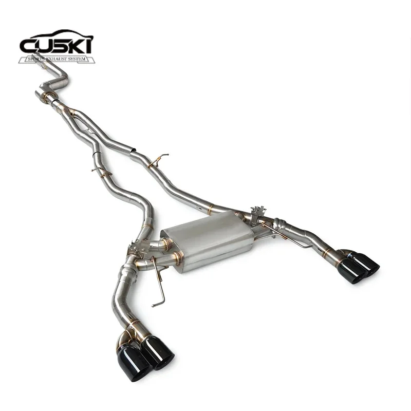Escape trasero acero inoxidable para BMW X3/X4 M40i G01 3.0 - imagen 3