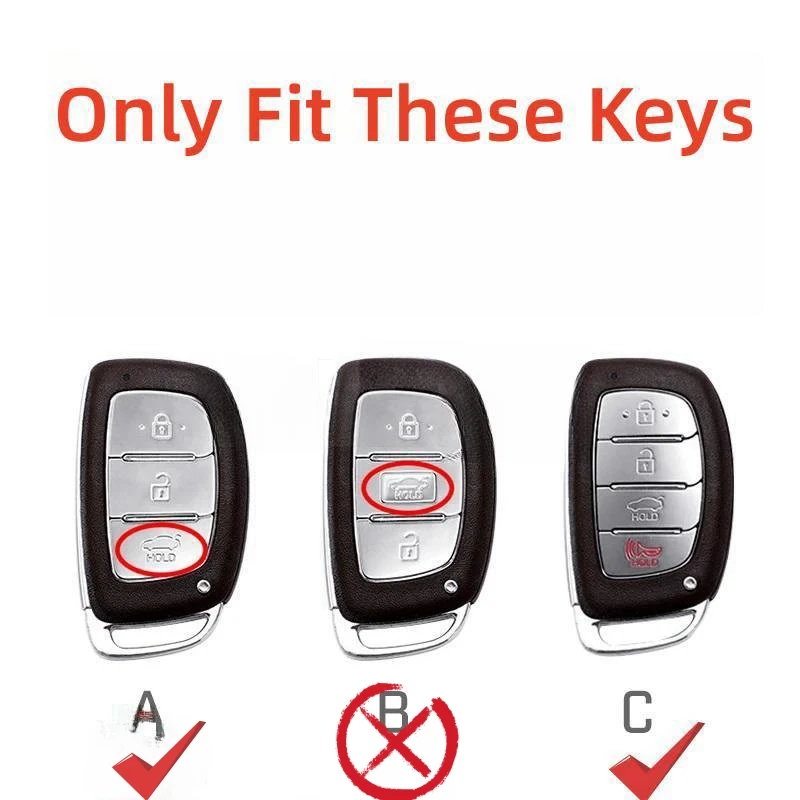 Funda TPU para llave inteligente Hyundai Tucson, Santa Fe y Elantra - imagen 2
