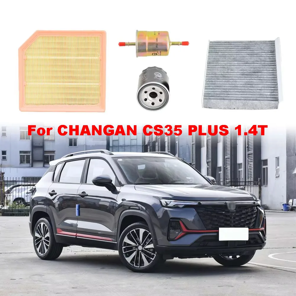 Kit de filtros CHANGAN CS35 PLUS 1.4 T – aceite, aire, combustible y cabina