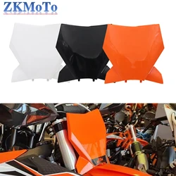 Nuevo número de placa frontal de plástico PP para motocicleta, tarjeta para KTM SX SX-F XC XC-F 125 250 300 350 500 125-500 2023 2024