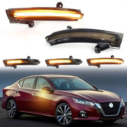 Espejo retrovisor lateral LED dinámico para Nissan Altima Teana