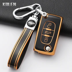 Funda de llave para Citroën C2-C6, Xsara/Berlingo y Peugeot 207-807