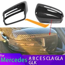 Carcasas negras de retrovisor para Mercedes-Benz Clase A, B y C