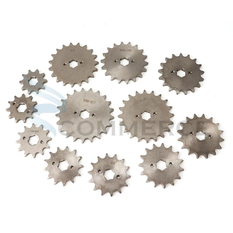Cadena 530 con piñones 10-21 dientes para motocross y ATV