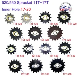 Cadena piñón motor 20mm 11-17 dientes para ATV Quad 150-250cc
