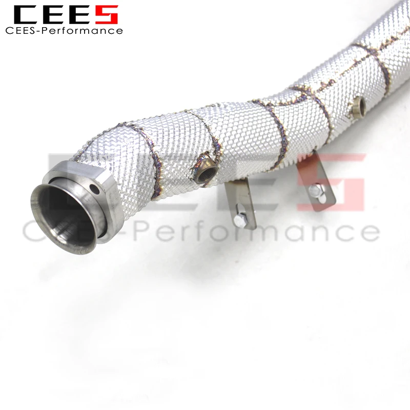 CEES Sport Bajante de escape Mercedes S500/S550 con protector térmico - imagen 5