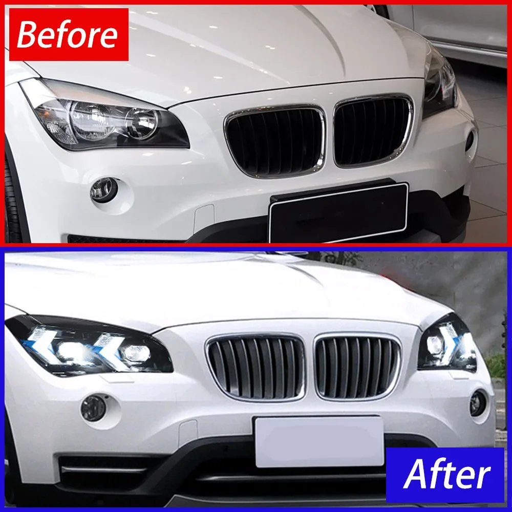 Kit de faros delanteros LED con proyector para BMW X1 E84 - imagen 2