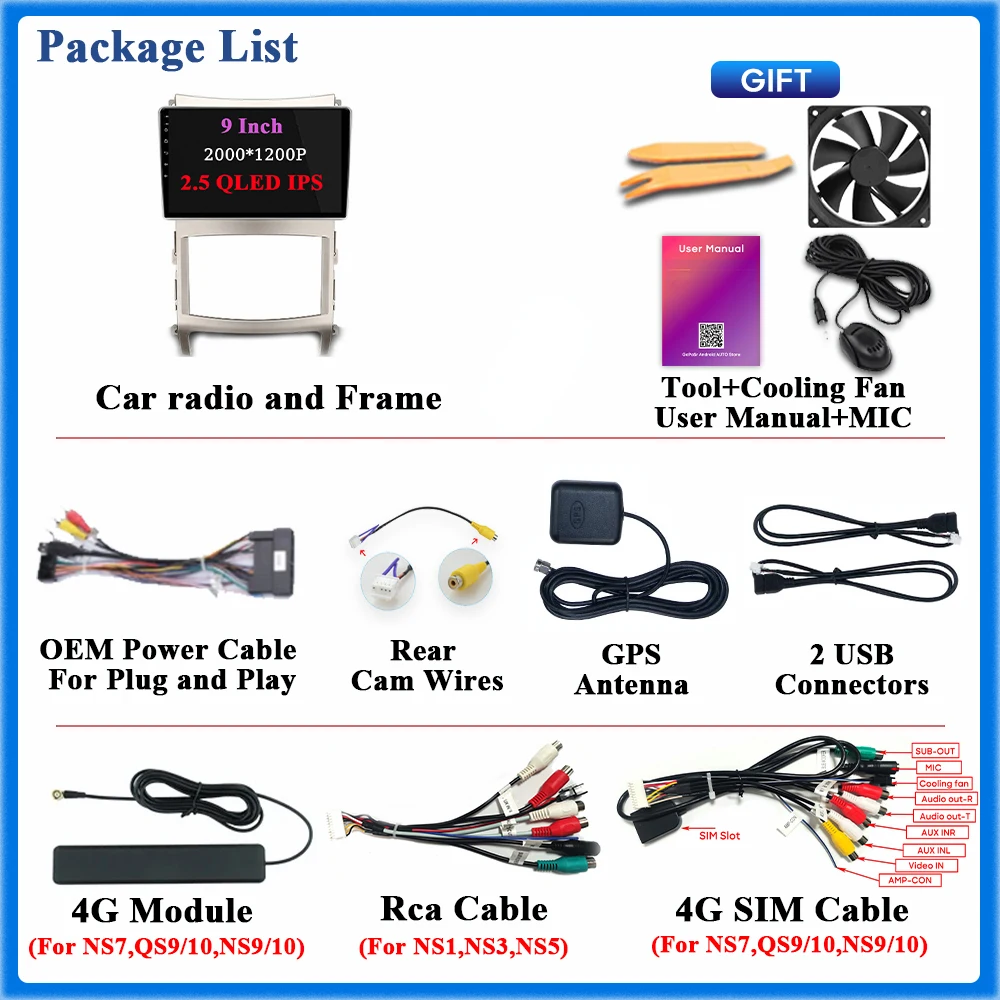 Radio GPS Android Carplay para Hyundai Veracruz ix55 2006-2015 - imagen 5