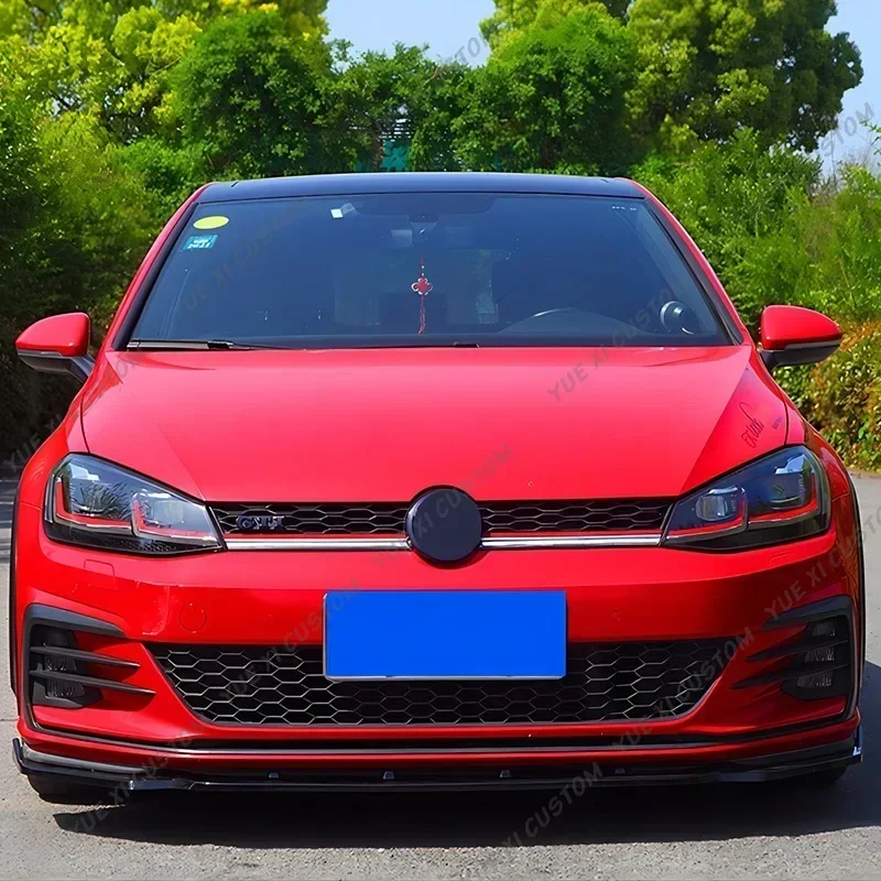 Splitter delantero estilo Maxton negro brillo para Golf 7.5 GTI - imagen 3