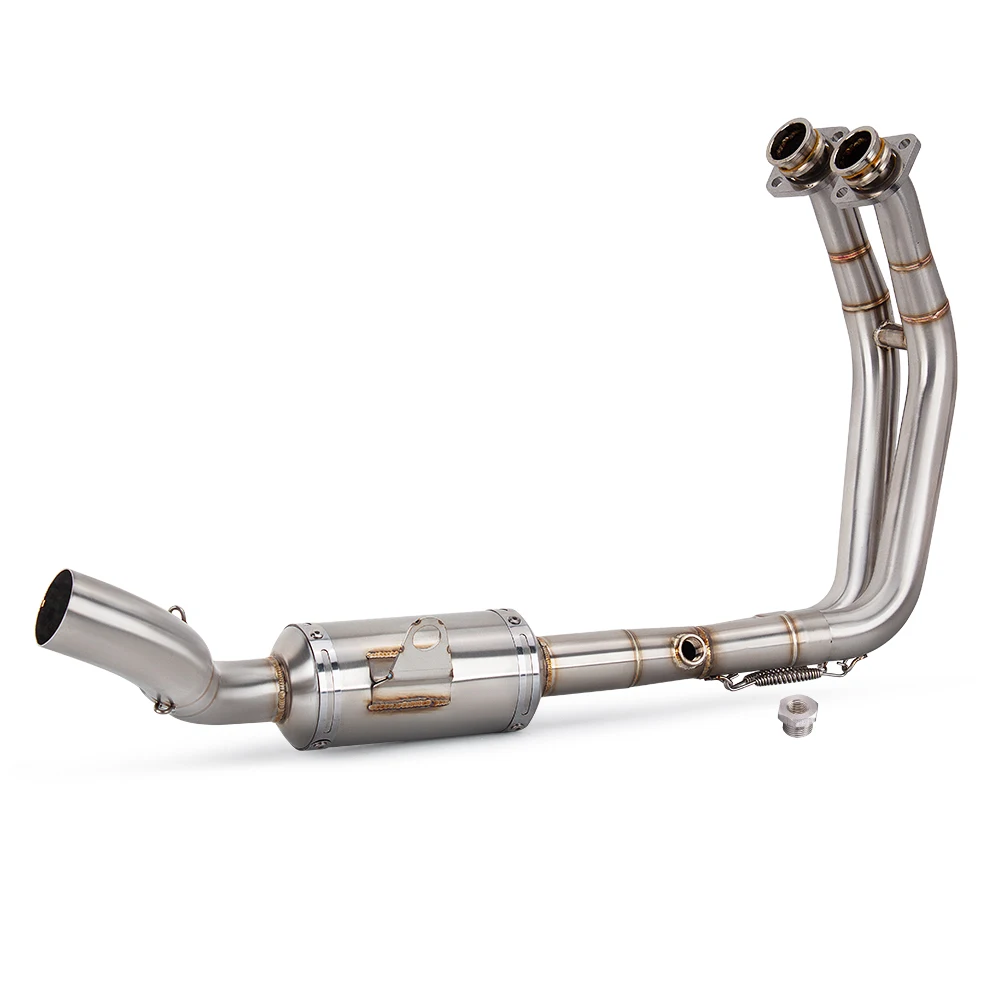 Tubo de escape inoxidable para configuración de línea de carreras