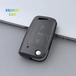 Funda de TPU para llave plegable: Škoda Octavia, VW Golf 7 y SEAT León