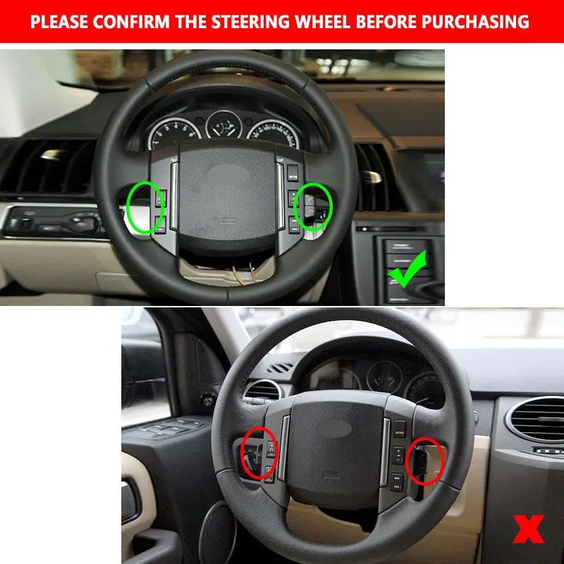 Funda volante perforada cosida a mano – Land Rover Freelander 2 - imagen 5