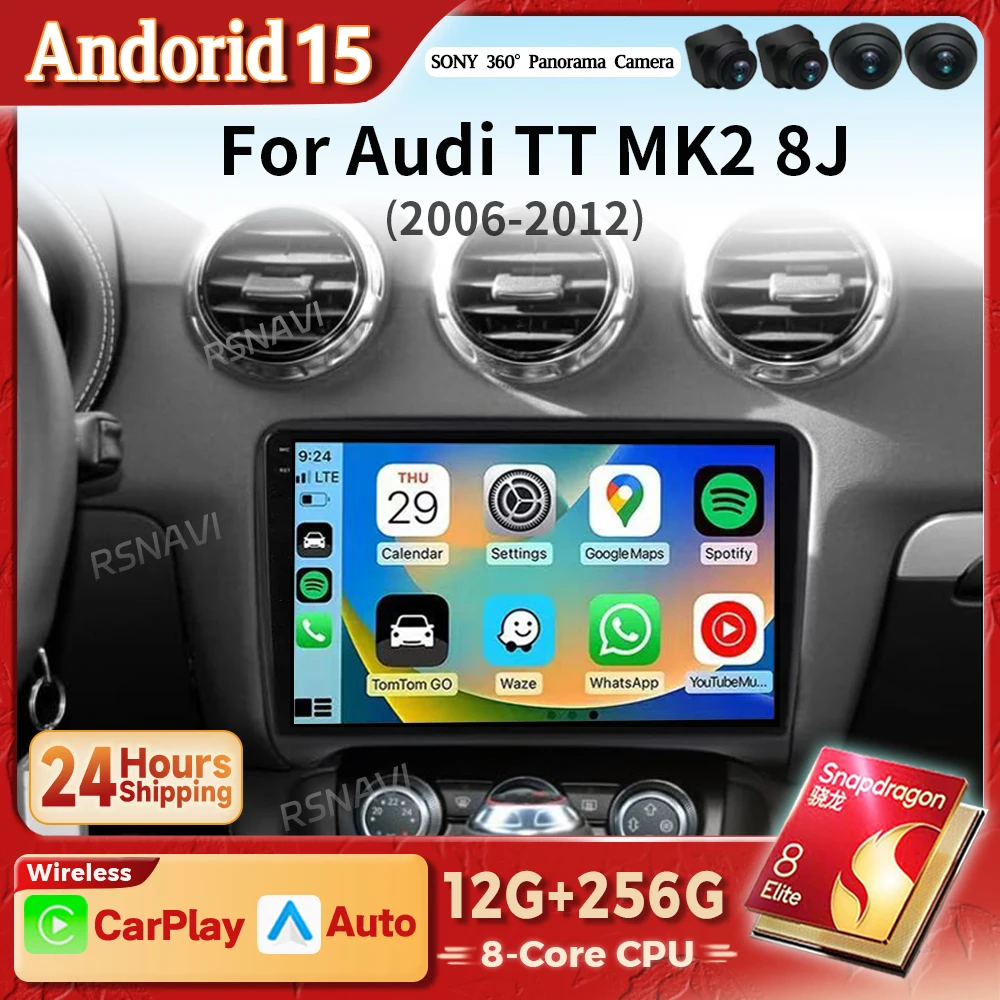 Autorradio multimedia Android CarPlay para Audi TT MK2 8J