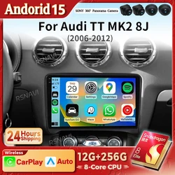 Autorradio multimedia Android CarPlay para Audi TT MK2 8J