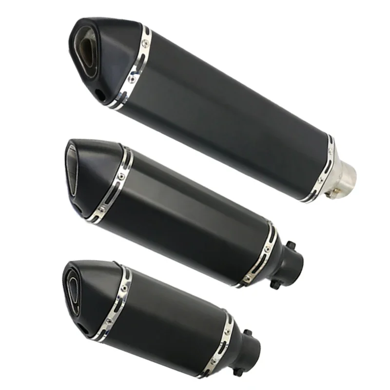 Silenciador de escape universal 38-51 mm para moto y ATV