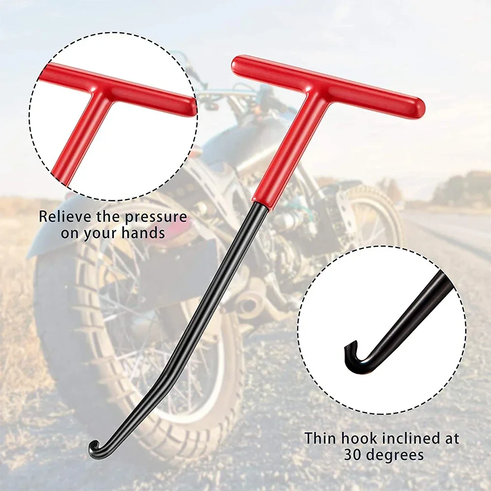 Extractor de resortes de escape para motocicleta, mango en T - imagen 3