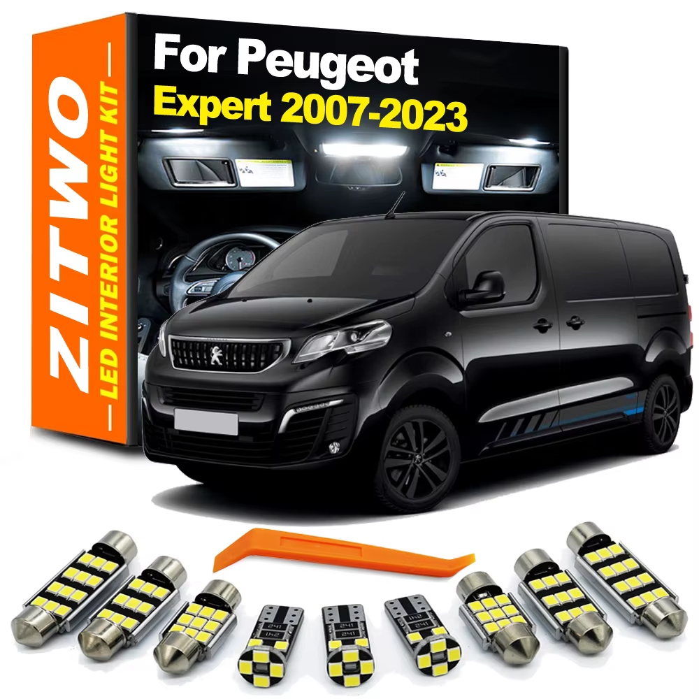 ZITWO Kit LED interior Canbus sin error – Peugeot Expert 2007-2023