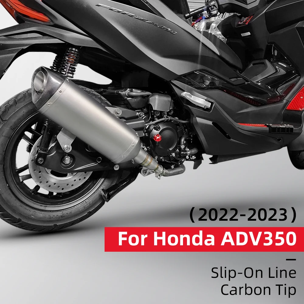 Sistema de escape en carbono para Honda ADV350 2021-2023