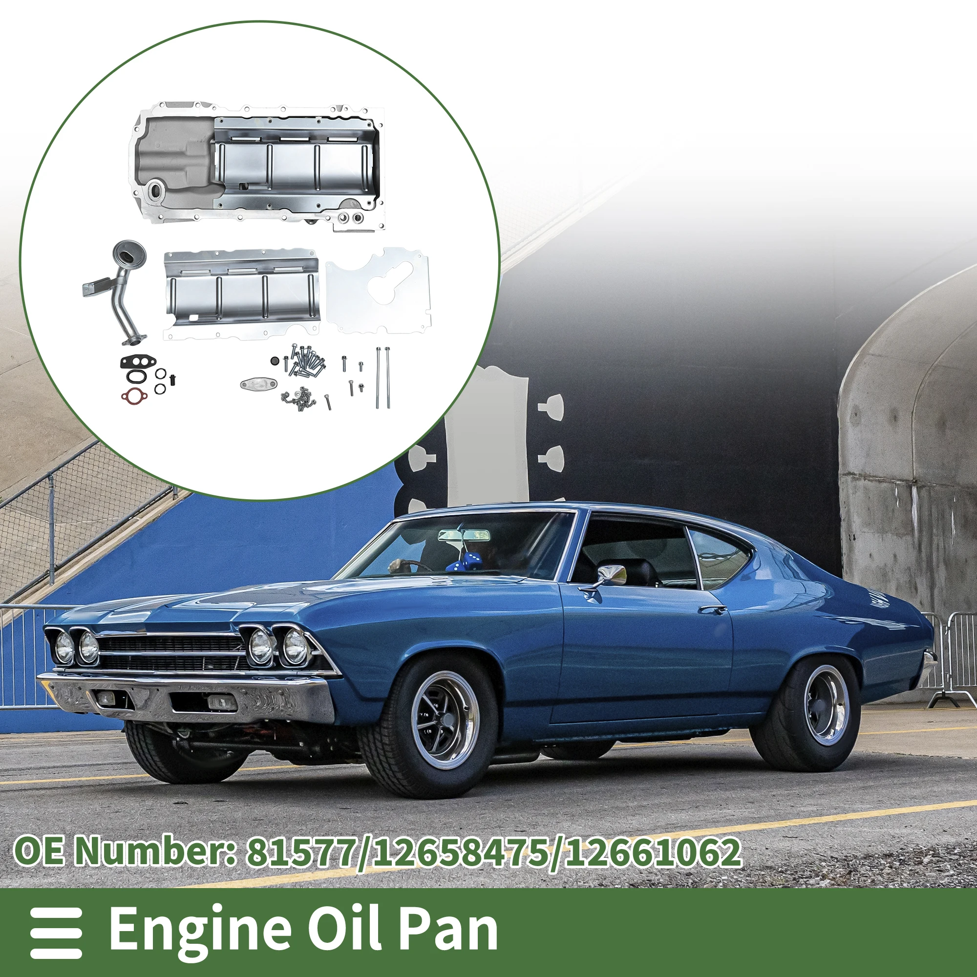 UXCELL 81577 cárter aceite motor Pontiac Firebird Chevrolet Chevelle