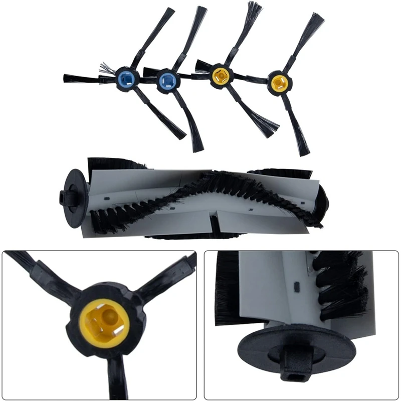 Cepillo lateral de repuesto Silvercrest SSR1 – compatibles A9 A7 A80 Plus A10s L100 - imagen 5