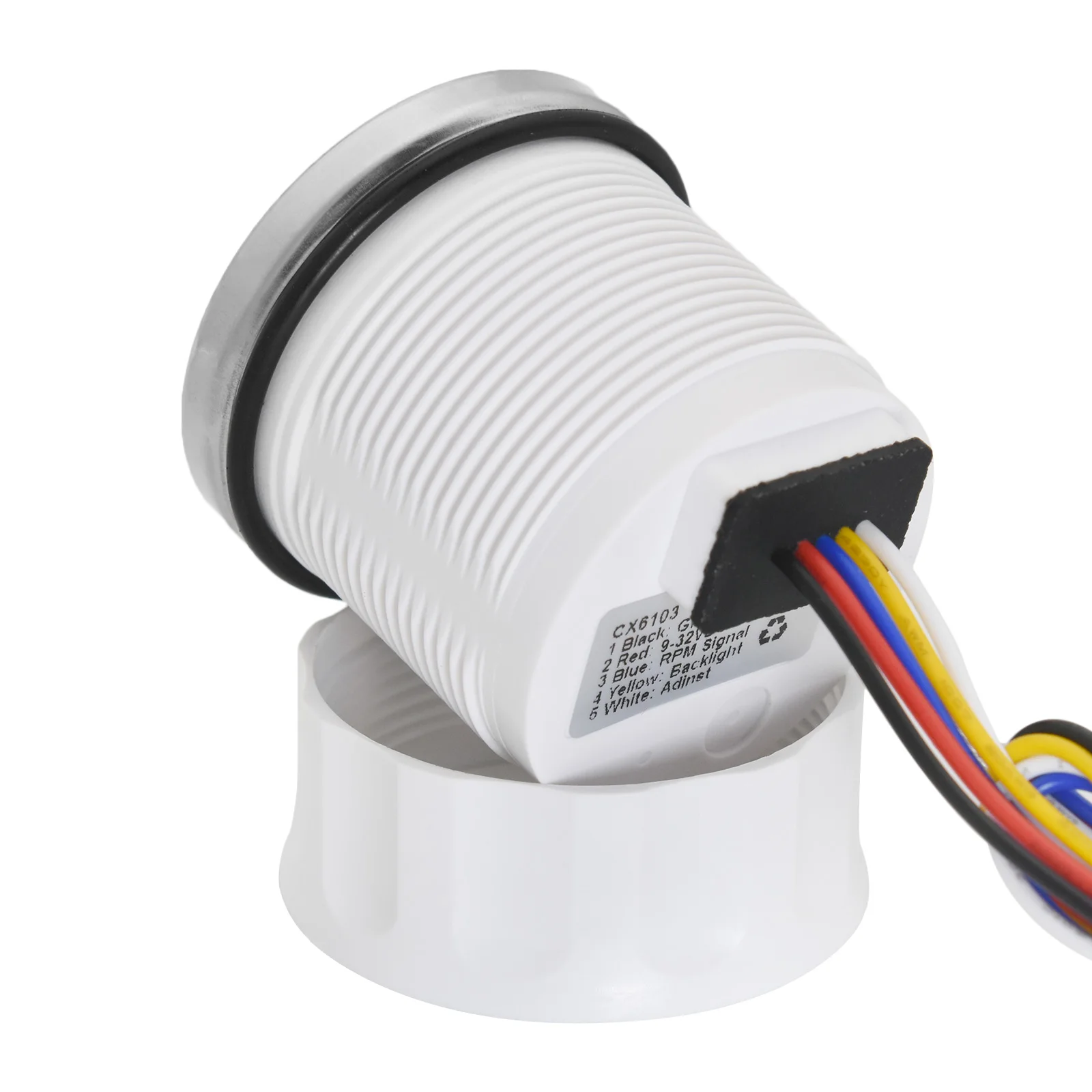 Tacómetro LCD 52mm resistente agua motor diésel marino 3000-8000RPM - imagen 4