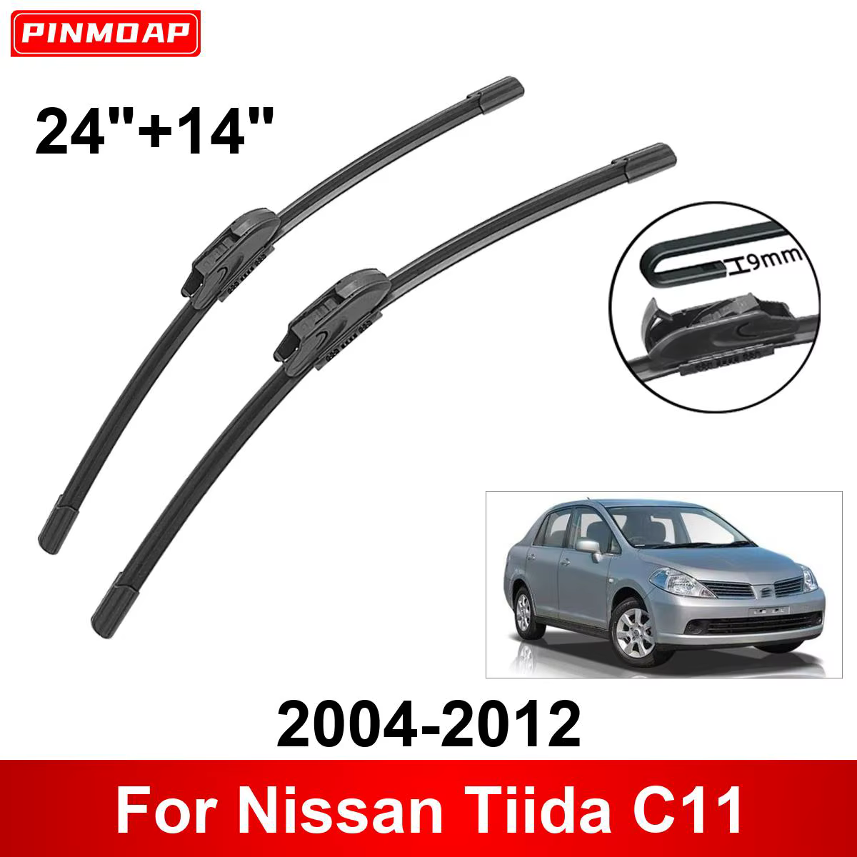 Escobillas limpiaparabrisas Nissan Tiida C11 2004-2012