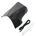 black stitching