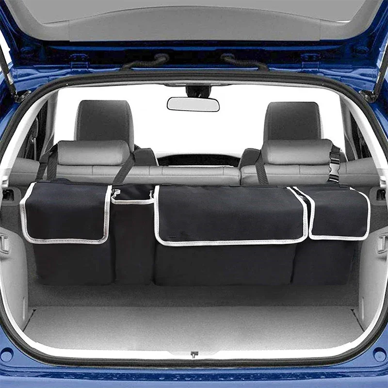 Oxford bolsa organizadora asiento trasero colgante ajustable