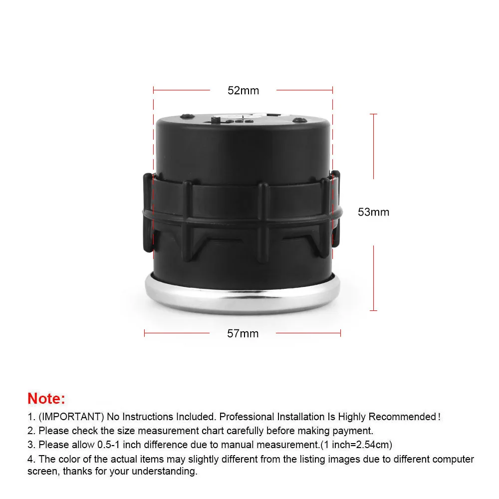 Indicador EGT 52mm 7 colores iluminación Verde – Alta temperatura - imagen 5