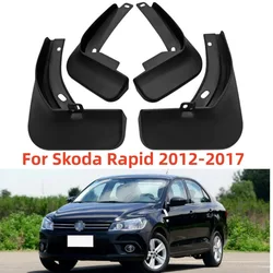 Kit guardabarros delanteros y traseros para Skoda Rapid 2012-2017