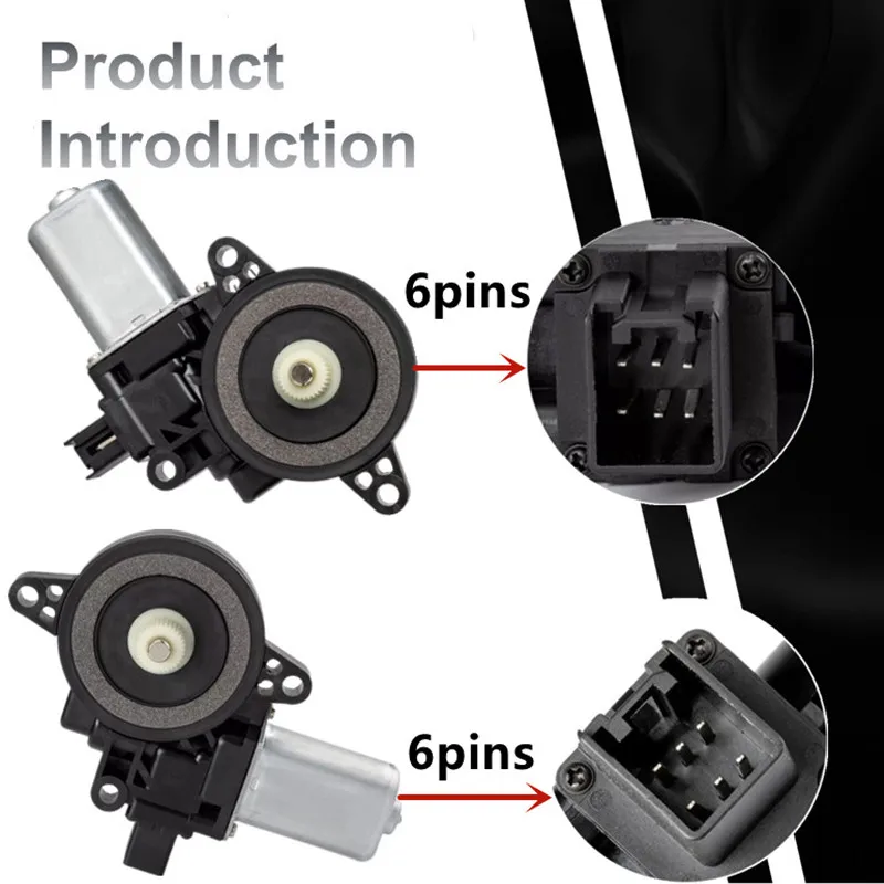 Motor regulador de ventana compatible con distintas configuraciones de puerta