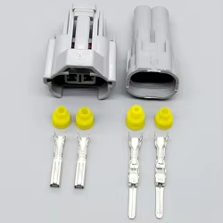 Shhworldsea Conector macho-hembra 2 pines 2 mm, reemplazo 6189-0060