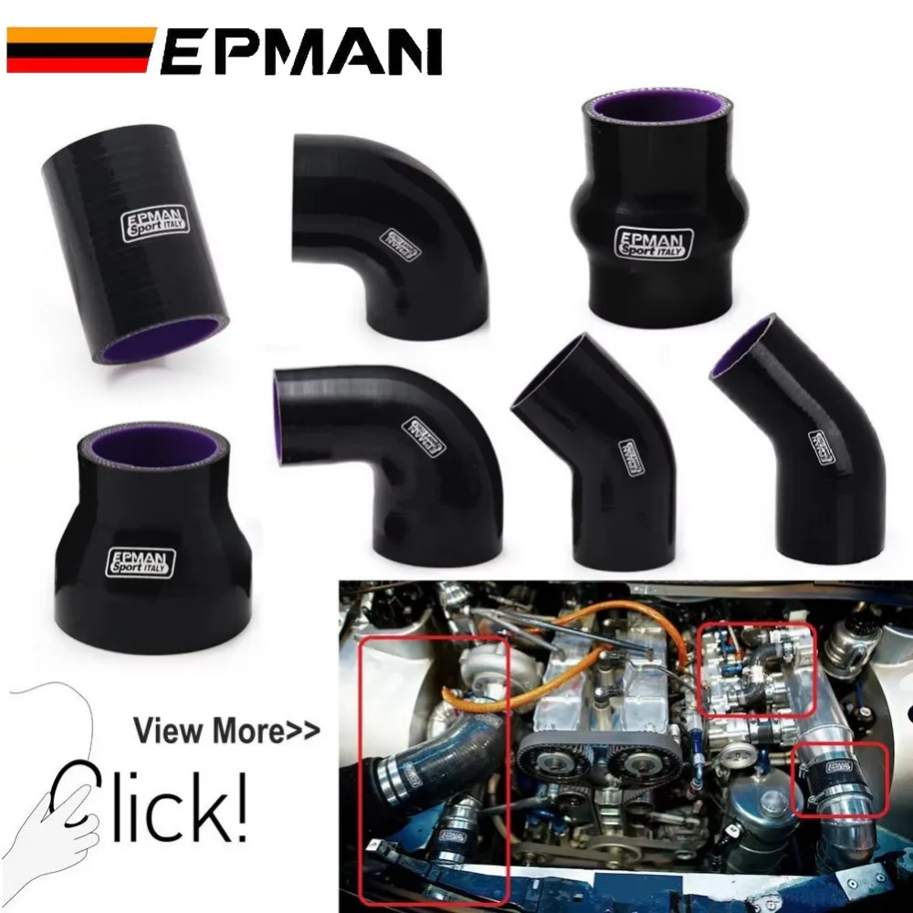 EPMAN Manguera acopladora joroba silicona reforzada turbo VW Golf MK6 - imagen 5