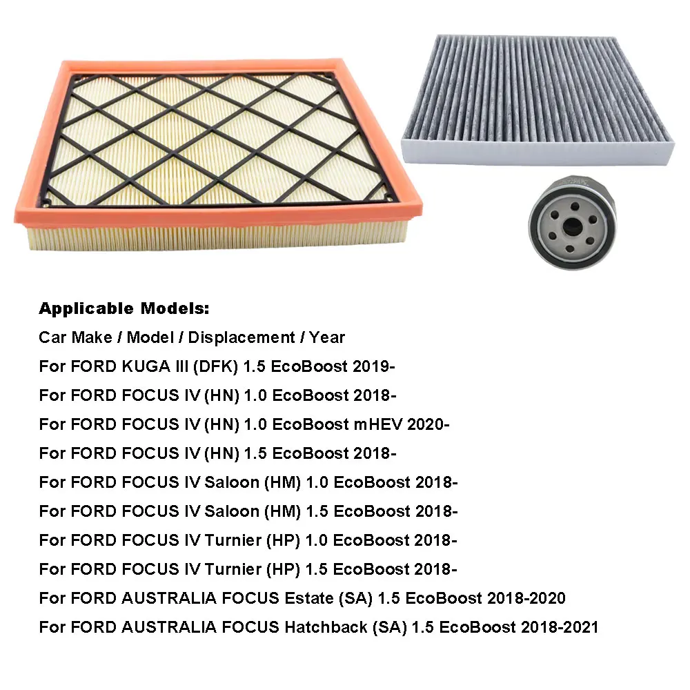 Kit filtros DFK aceite, aire y habitáculo – Ford Kuga III/Focus IV - imagen 4