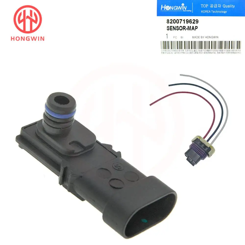 Conector detallado del sensor MAP compatible con Renault