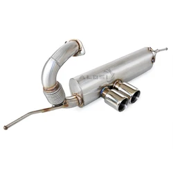 Escape trasero catalizador deportivo acero inoxidable Smart W451 1.0