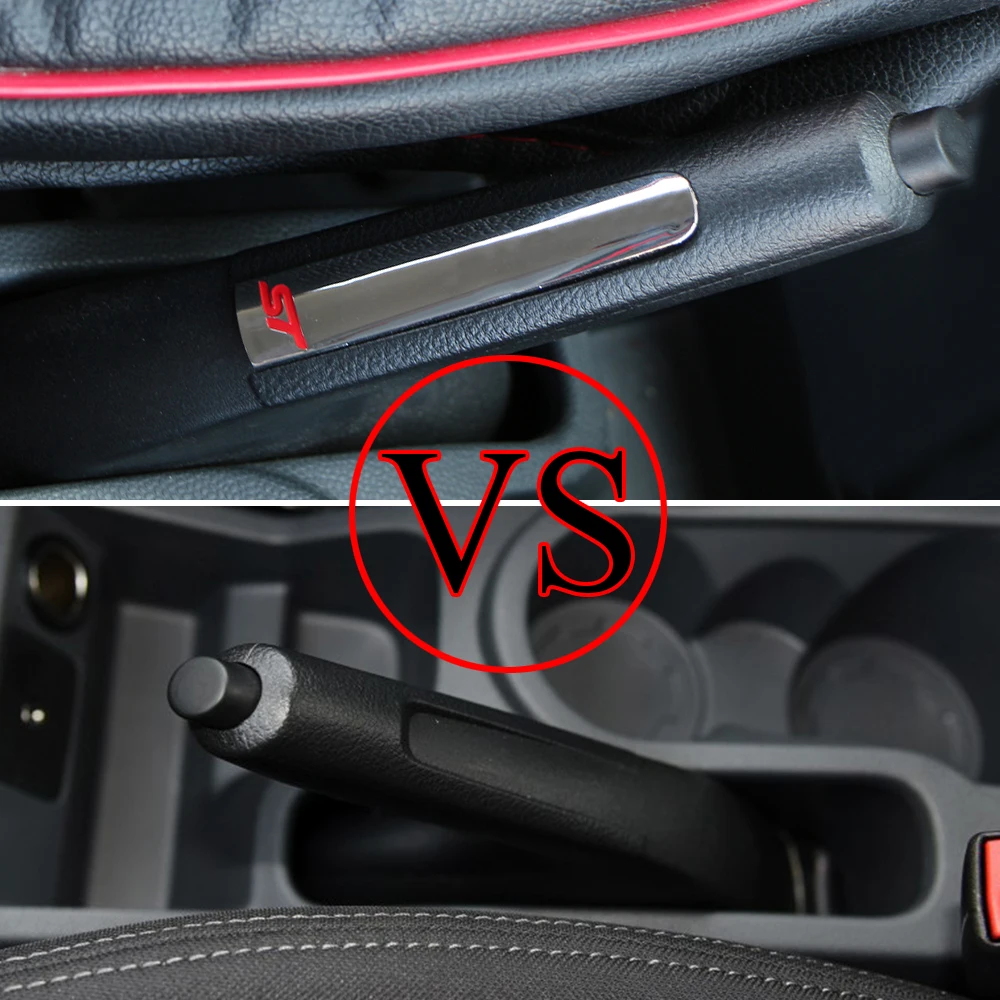 Embellecedor cromado para freno de mano Ford Fiesta MK7 y EcoSport - imagen 2