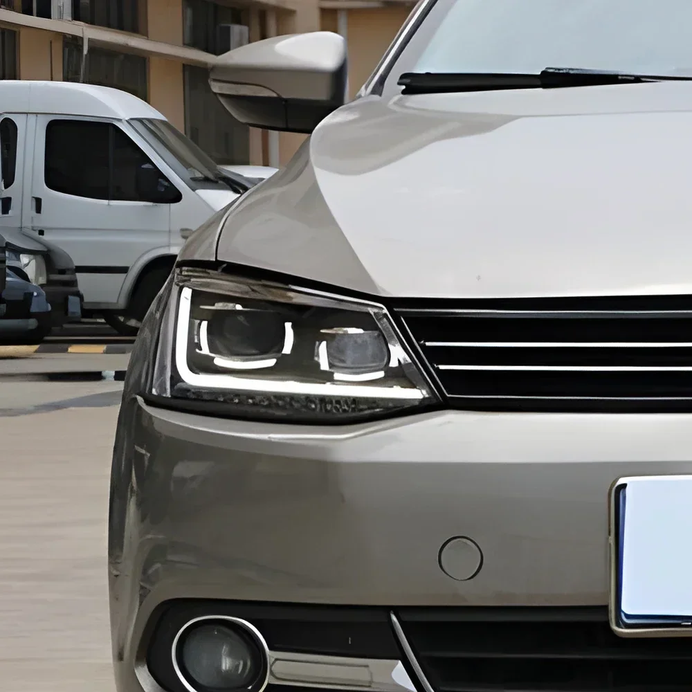Faros delanteros LED VW Jetta Sagitar 2012-2018 - Kit Proyector Magotan B8 - imagen 5