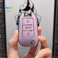 Funda plegable de TPU para llave Citroën C3/C4 y Peugeot 208/308