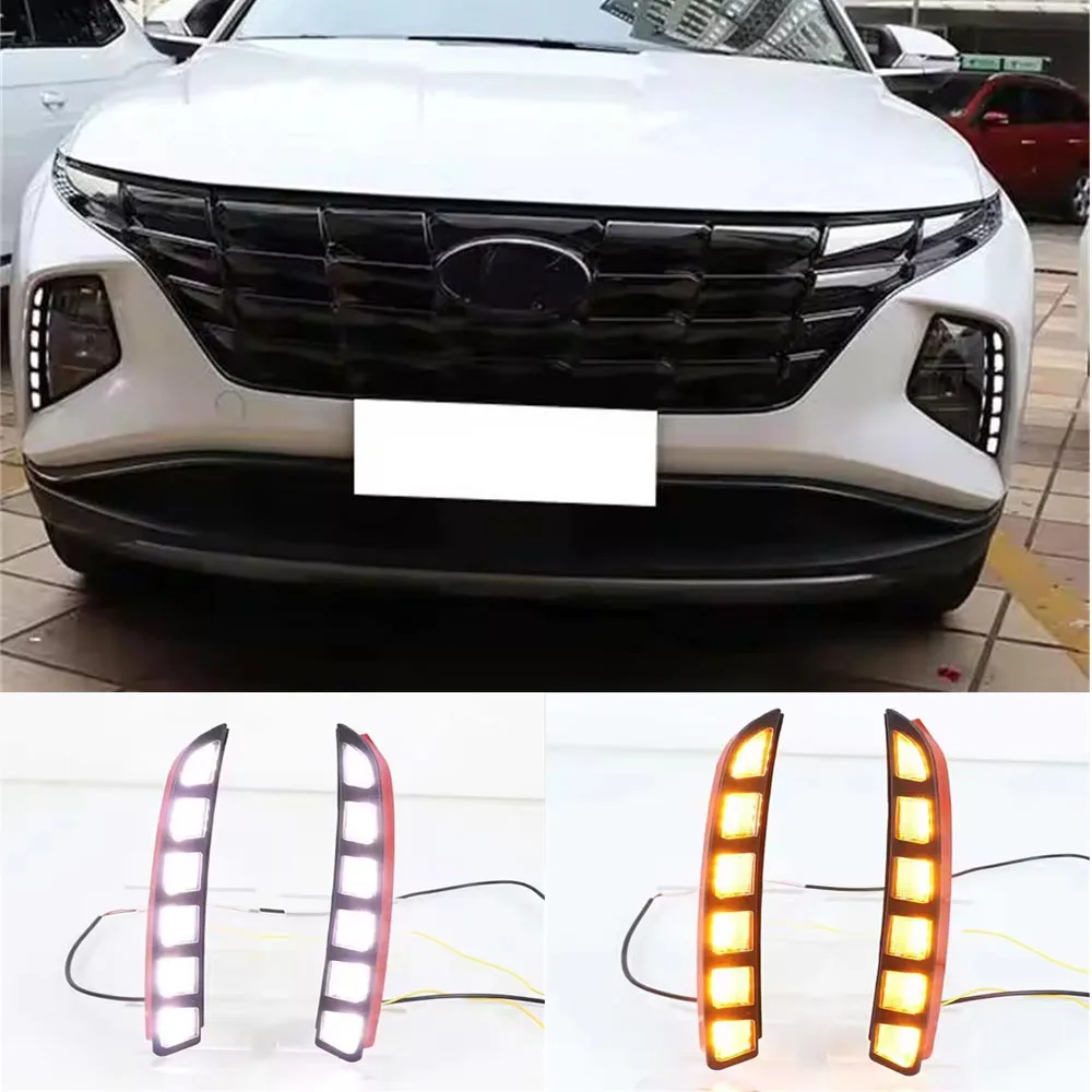 Luz diurna LED con intermitente para Hyundai Tucson 2022