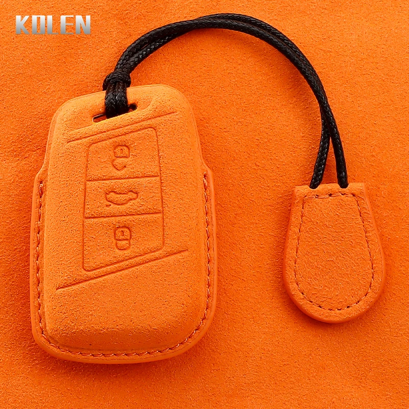 Funda cuero llave telecomando VW Passat B8 Skoda Superb A7 Kodiaq - imagen 5