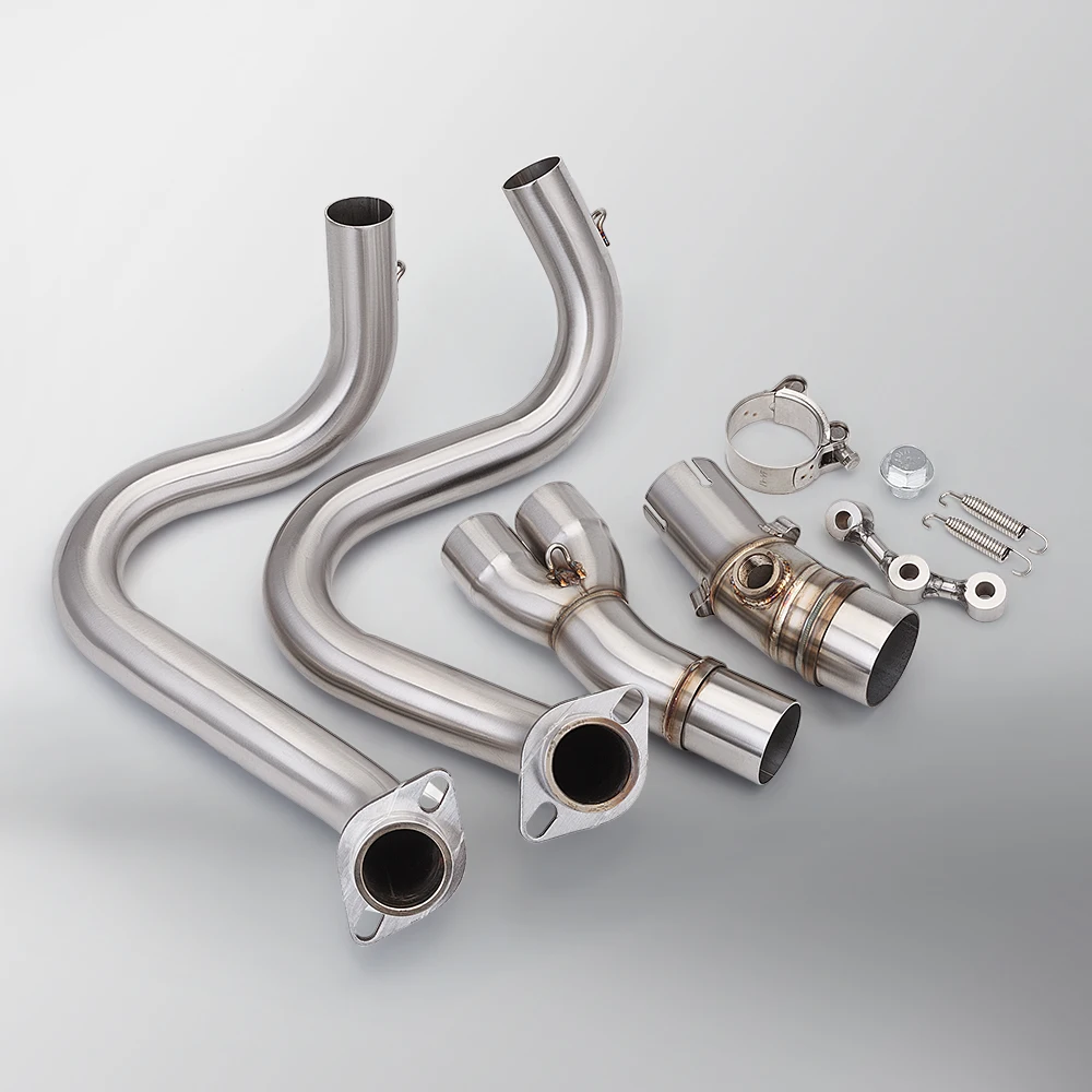 Para ER6N ER6F Versys 650 Z650 Ninja650 sistema de Escape completo para motocicleta modificar silenciador de 51MM con DB Killer - imagen 3