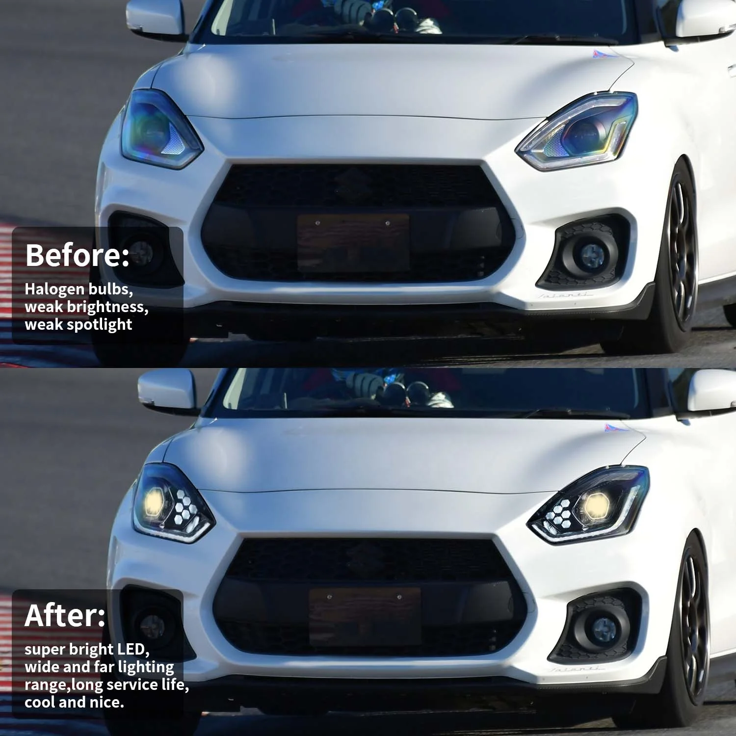 Faro LED Archaic Modify con DRL secuencial – Suzuki Swift 2017-2021 - imagen 5