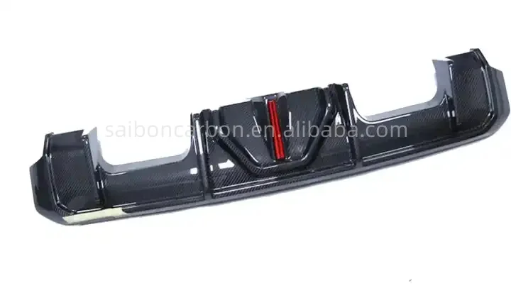 Difusor trasero LED de fibra de carbono para BMW G80 M3/G82 M4 - imagen 4