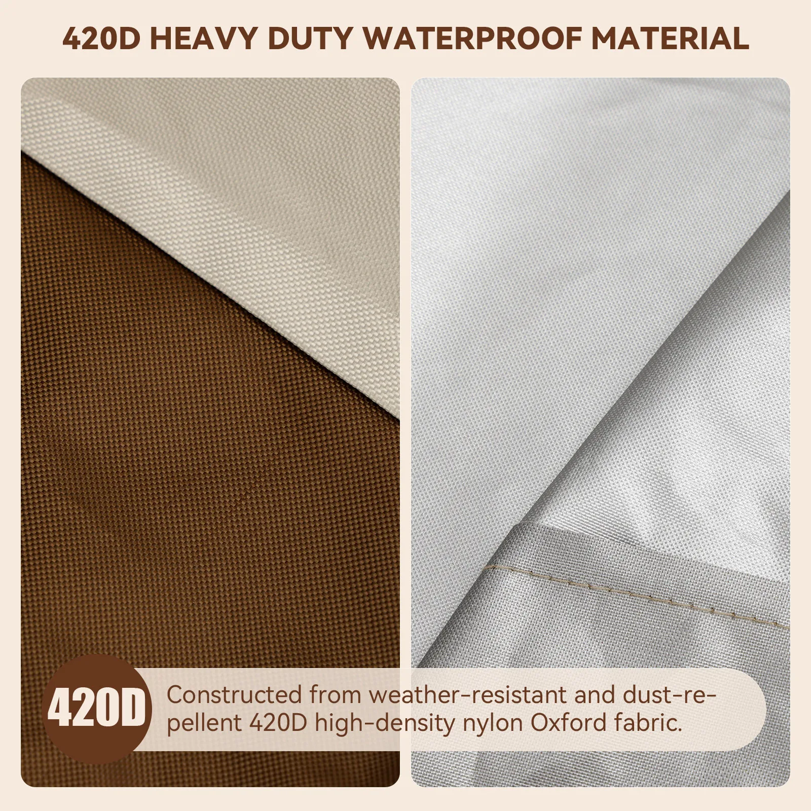 Cubierta impermeable para muebles de patio – mesa y sillas - imagen 2
