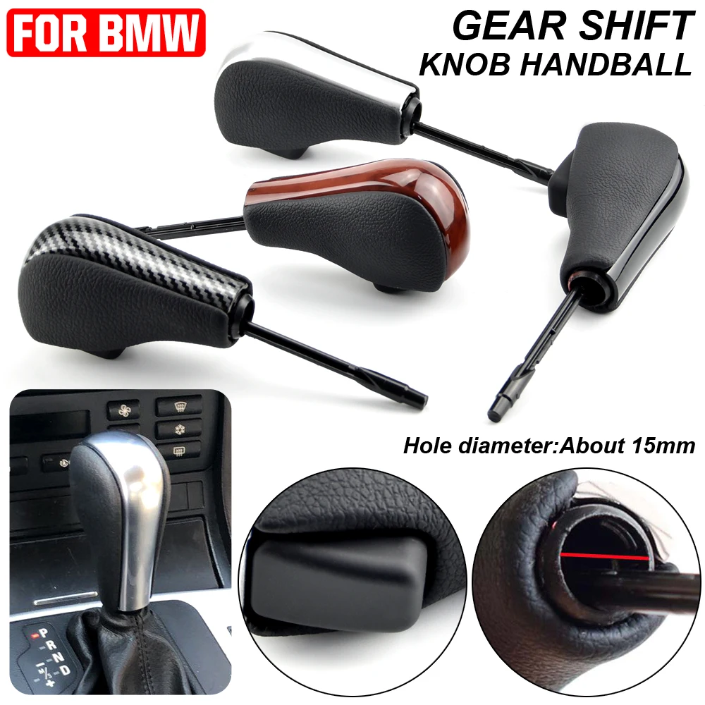 Pomo de cambio automático de fibra de carbono para BMW - imagen 2